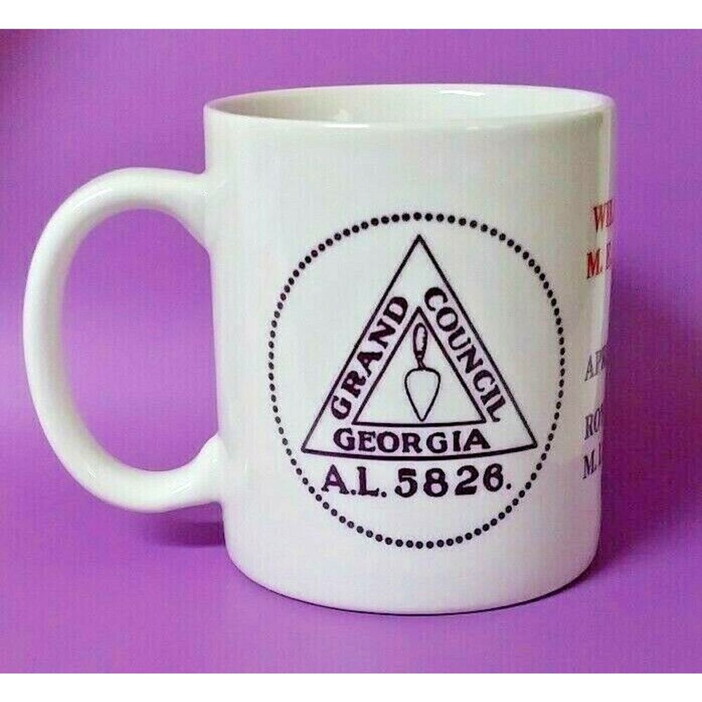 Shriners Freemason Mug 1997 Grand Royal Arch Chapter Georgia Masonic Collectible